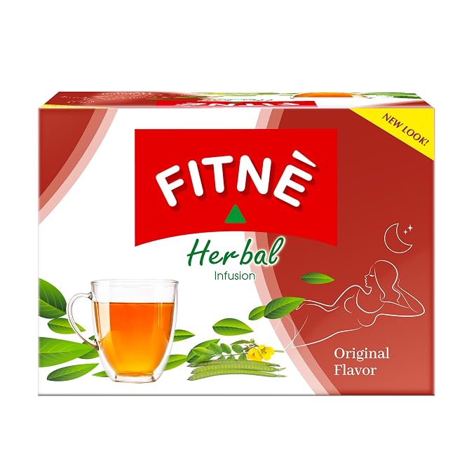 FITNE Original Herbal Tea Senna Infusion ,Natural Gentle Detox Cleanse, No Calories