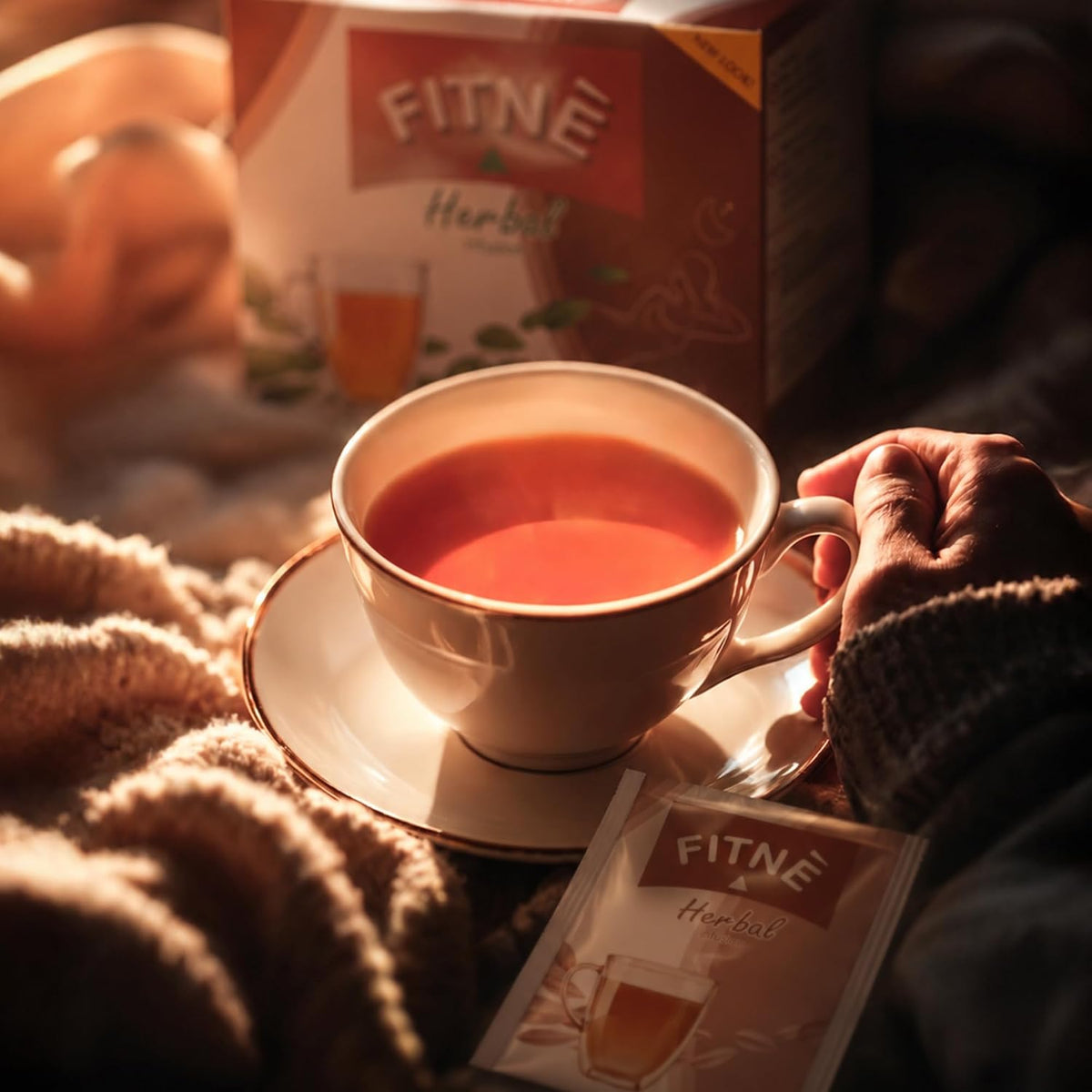 FITNE Original Herbal Tea Senna Infusion ,Natural Gentle Detox Cleanse, No Calories