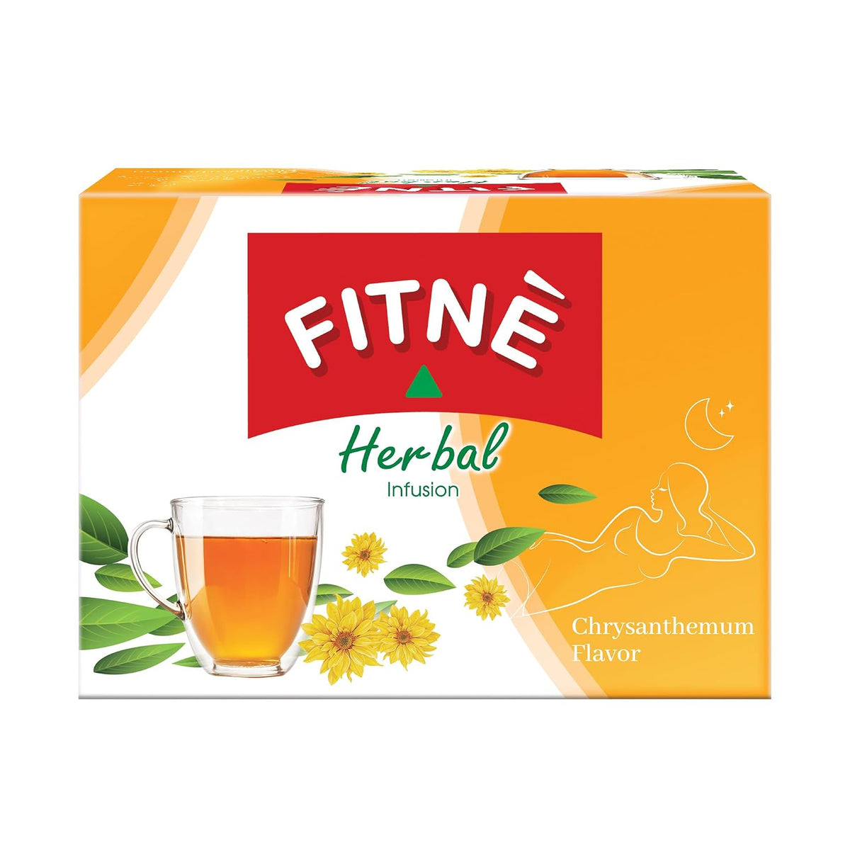 FITNÈ Chrysanthemum Herbal Tea Senna Infusion Smooth, Natural Gentle Detox Cleanse, No Calories