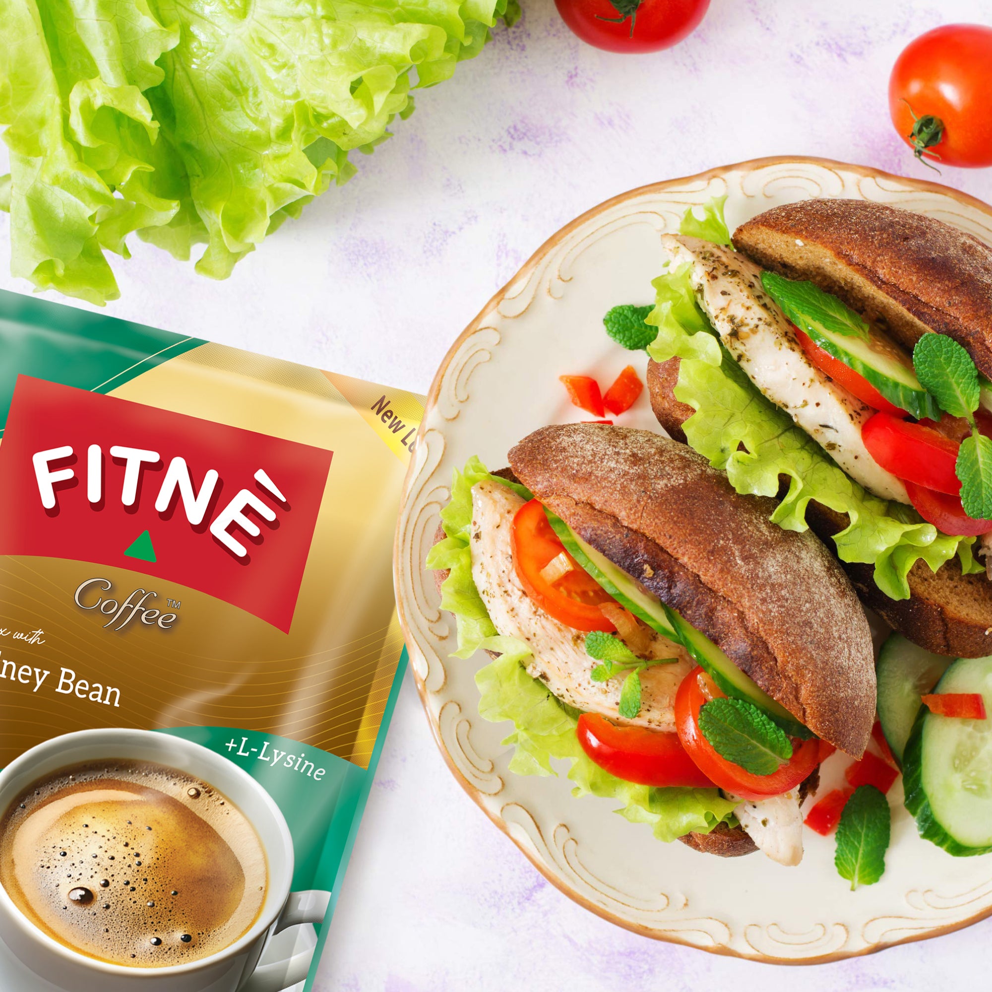 Caffetein カフェテイン 150g×2 スプーン付き 新品未開封 NAMYANG French Cafe 