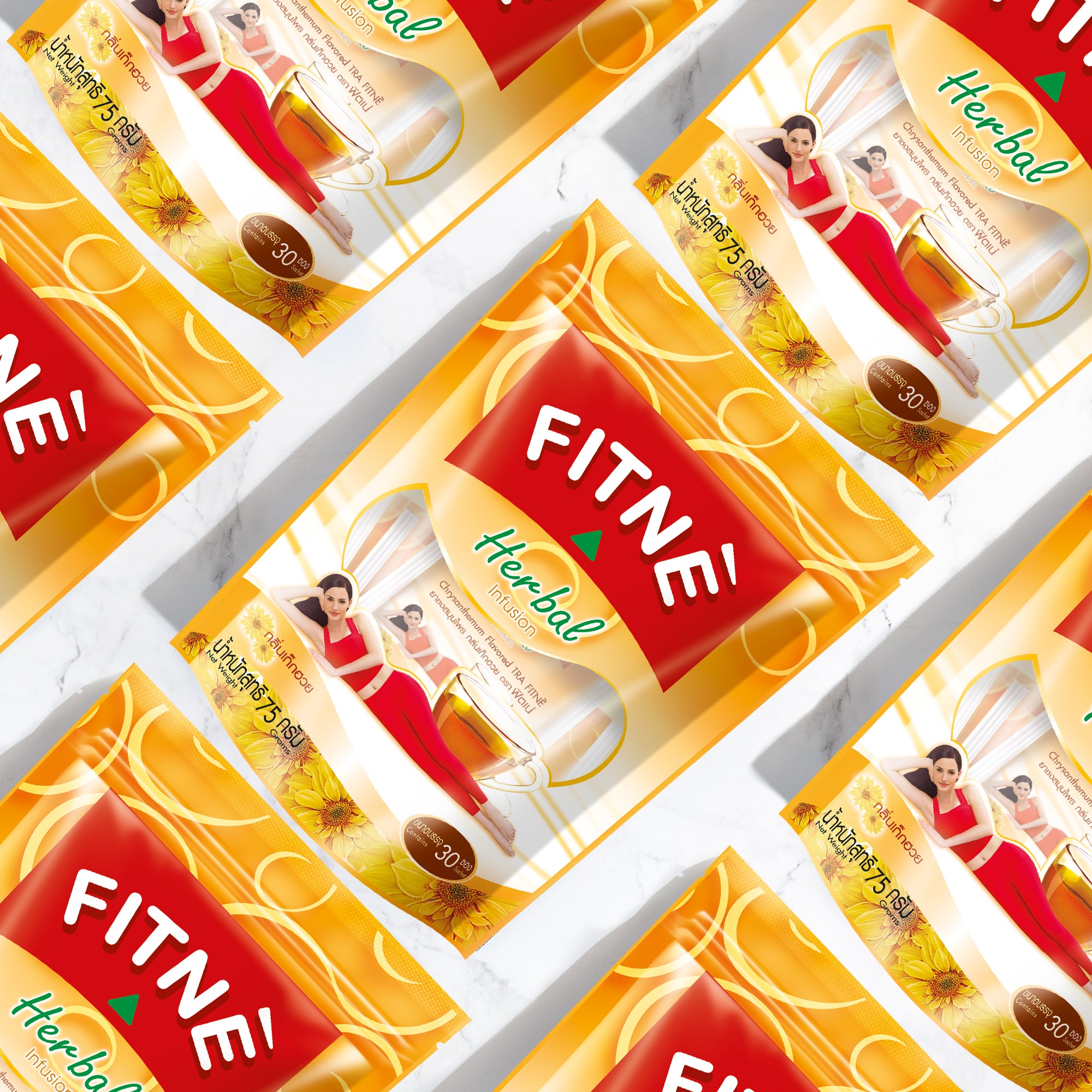 FITNE' Herbal Tea, Thailand, herbal tea, Chrysanthemum, Litchi chinensis, Herbal Infusion all Flavored by Fitne Fitné slimming coffee and detox drink  Please click:, By Thai grocery